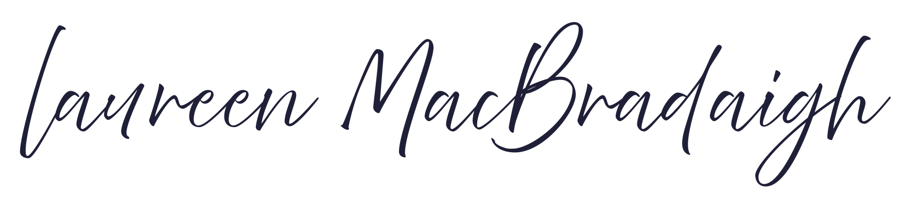Laureen MacBradaigh editorial signature